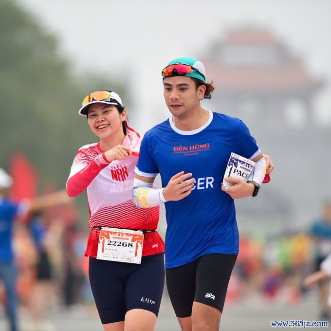 Chất lượng không khí kém sẽ ảnh hưởng tới thành tích của các runner. Ảnh:Đền Hùng Spirituality Marathon